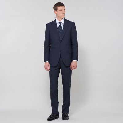 OX BRIDGE】【ZEGNA／ゼニア】メランジチェックスーツ