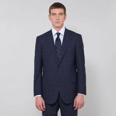 OX BRIDGE】【ZEGNA／ゼニア】メランジチェックスーツ