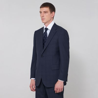 OX BRIDGE】【ZEGNA／ゼニア】メランジチェックスーツ