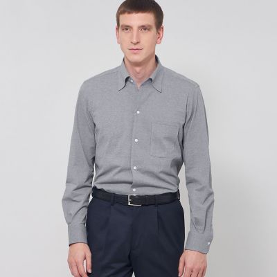 ＜MACKINTOSH LONDON (Men)＞【ＦＬＥＸ　ＪＥＲＳＥＹ】カラミジャージーワンピースカラーシャツ