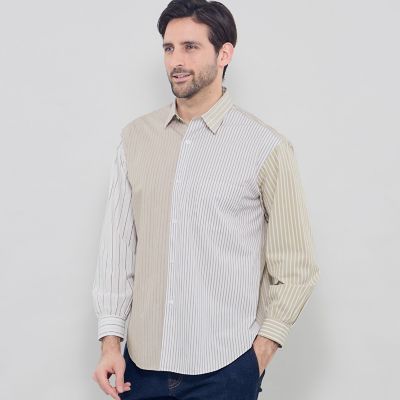 80s90sヴィンテージ linea シルクドットシャツ クレイジーパ パターン VINTAGE - 80s90sヴィンテージ linea シルクドットシャツ クレイジーパ