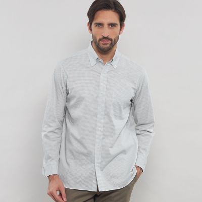 ＜MACKINTOSH LONDON (Men)＞小紋ジャカードボタンダウンシャツ