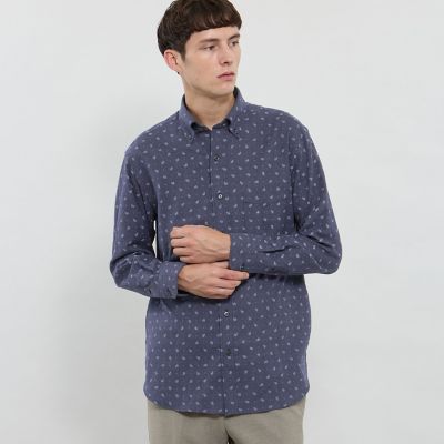 ＜MACKINTOSH LONDON (Men)＞ペイズリージャカードボタンダウンシャツ