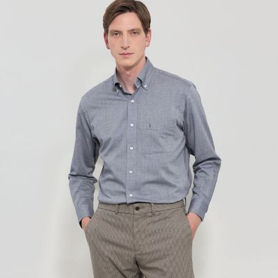 ＜MACKINTOSH LONDON (Men)＞コットンカシミヤボタンダウンシャツ