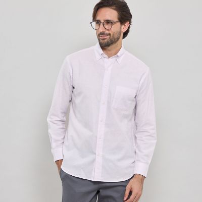 ＜MACKINTOSH LONDON (Men)＞【ＷＥＢ・一部店舗限定】アンドリュージャカードオックスボタンダウンシャツ