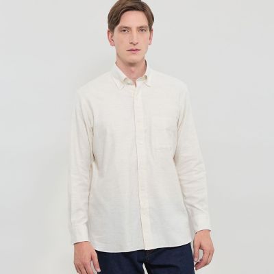 ＜MACKINTOSH LONDON (Men)＞【ＷＥＢ・一部店舗限定】メランジフランネルボタンダウンシャツ