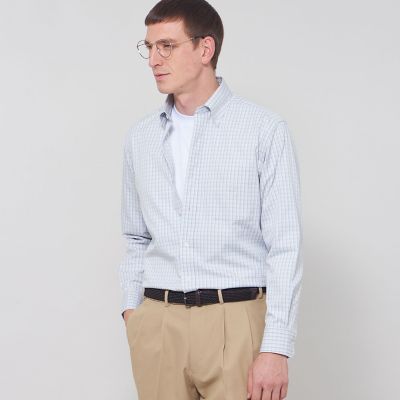 ＜MACKINTOSH LONDON (Men)＞ピンオックスチェックシャツ