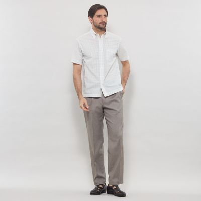 シアサッカー半袖ボタンダウンシャツ | MACKINTOSH LONDON (Men