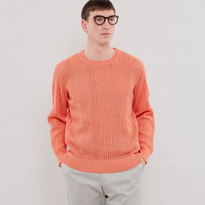 LEON掲載】ランダムメッシュクルーネックニット | MACKINTOSH 