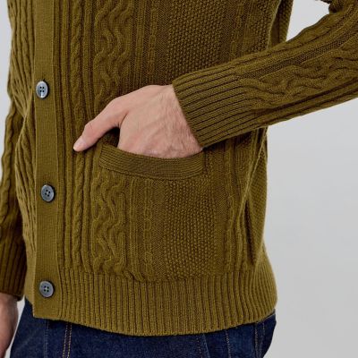アランニットカーディガン | MACKINTOSH LONDON (Men