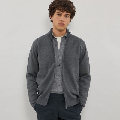 Mackintosh MACKINTOSH LONDON (Men)/マッキントッシュ ロンドン ダブルフェイスフルジップニット 06ライトグレー3 トップス【三越伊勢丹/公式】