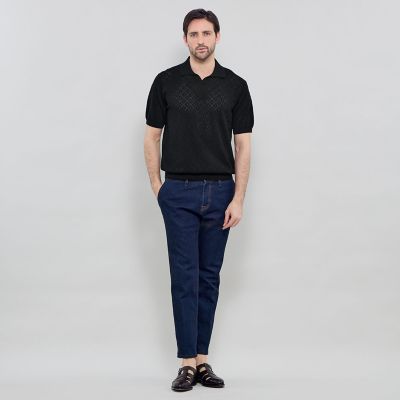 ランダムアイレットスキッパーニットポロ | MACKINTOSH LONDON (Men 
