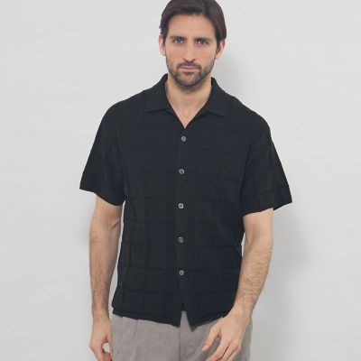 LEON掲載】リネンボーダーニットTシャツ | MACKINTOSH LONDON