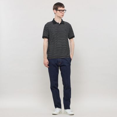 ロゴジャカードボーダーポロシャツ | MACKINTOSH LONDON (Men 