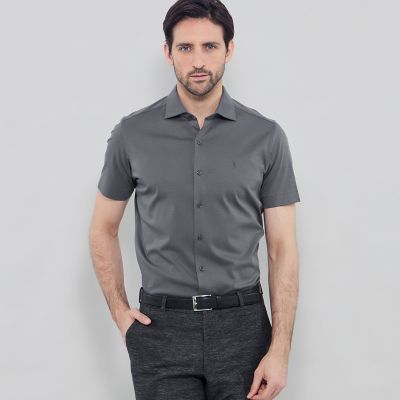 ＜MACKINTOSH LONDON (Men)＞超冷感ワイドカラーカットシャツ