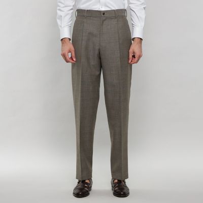 スペックルドウールメルトンタックドトラウザー DORMEUIL／ドーメル】【SUPER LITE TONIK】1
