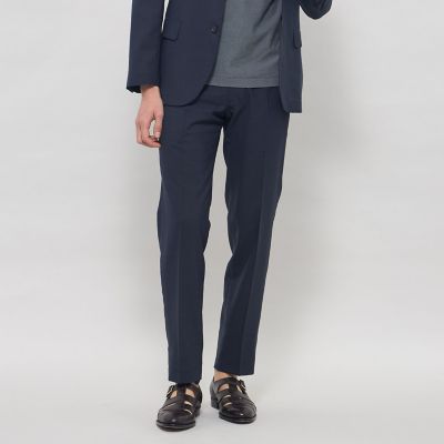 マッキントッシュロンドン　セットアップ L位 ネイビービジネス メンズ　レーヨン LEON掲載】【BREASY JACKET】super light
