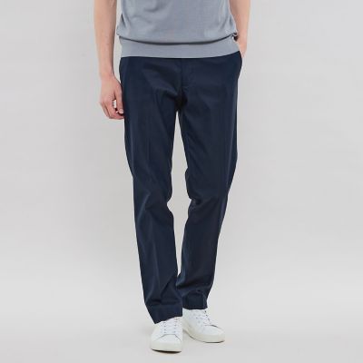 Mackintosh MACKINTOSH LONDON (Men)/マッキントッシュ ロンドン【ML STANDARD TROUSERS】STYLE002 TAPERED FIT コットンストレッチツイルパンツ 29ネイビー パンツ・ズボン【三越伊勢丹/公式】