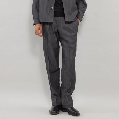 100％ WOOL MADE DENIM】デニムスラックス