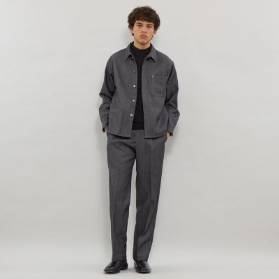 100％ WOOL MADE DENIM】デニムスラックス