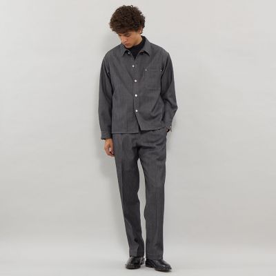100％ WOOL MADE DENIM】デニムスラックス