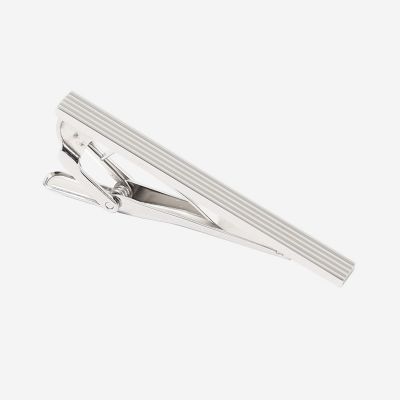 ＜MACKINTOSH LONDON (Men)＞ストライプカッティングタイバー（ネクタイピン）