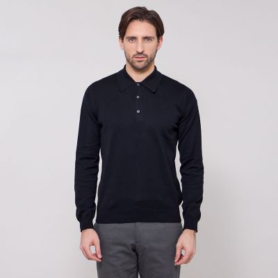 JOHN SMEDLEY シーアイランドコットン Lサイズ ポロ ニット JOHN SMEDLEY】シーアイランドコットン24ゲージ