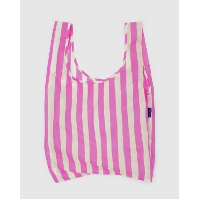 BAGGU/バグゥ スタンダードバグゥ　ピンクペイント　ストライプ（５０８７２２８２）