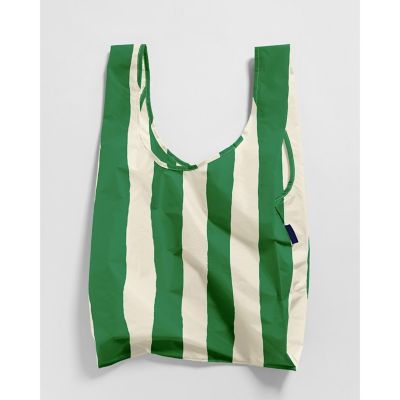 BAGGU/バグゥ スタンダードバグゥ　グリーンペイント　ストライプ（５０８７２２９９）