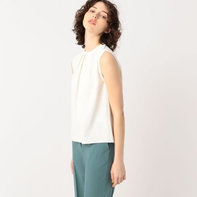 シックアムンゼン　フロントタックフレンチスリーブブラウス