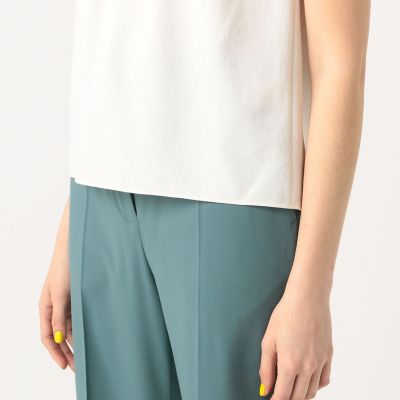 シックアムンゼン　フロントタックフレンチスリーブブラウス