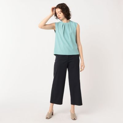 シックアムンゼン　フロントタックフレンチスリーブブラウス
