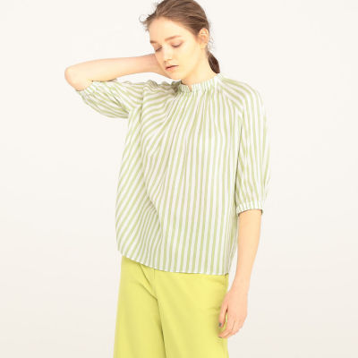 こさま専用✡TOMORROWLAND✡ブラウス TOMORROWLAND｜オータムガーデンプリント ネックギャザー