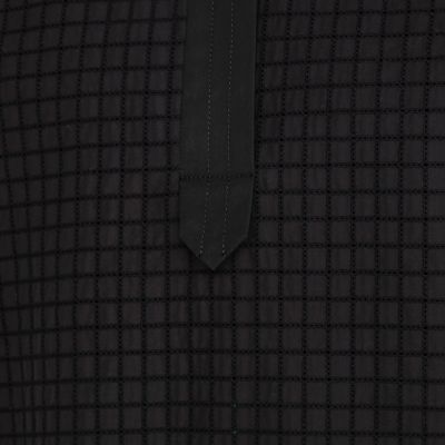 プチスクエアエンブロイダリー　ハーフスリーブシャツ