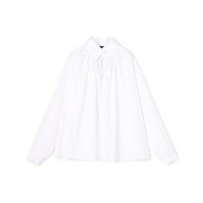 maison TOMORROWLAND/メゾン トゥモローランド ストレッチブロード　ハイネックブラウス