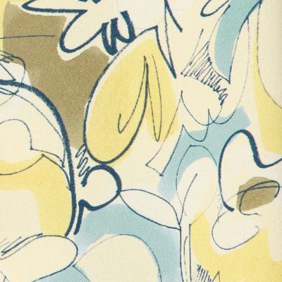 メロウフラワープリント　ボウタイブラウス
