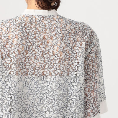 コードレースコンビ ハーフスリーブブラウス | maison TOMORROWLAND