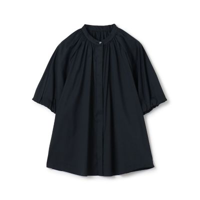 maison TOMORROWLAND/メゾン トゥモローランド ストレッチブロード パフスリーブブラウス