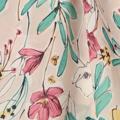 TOMORROWLAND メロウフラワープリント ボウタイブラウス 花柄 TOMORROWLAND （トゥモローランド）の「ジョリーフラワー