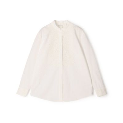maison TOMORROWLAND/メゾン トゥモローランド ケミカルリーフ　ボザムレースブラウス
