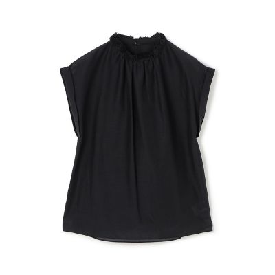 ✨新品✨トゥモローランド アロエリーフプリント ドローストリングボウタイブラウス アロエリーフプリント ドローストリングボウタイブラウス