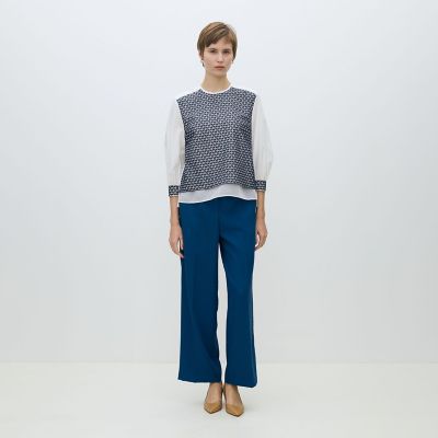 トゥモローランドコレクション✨24SS ビンテージリーフエンブロイダリーブラウス トゥモローランドコレクション✨24SS ビンテージリーフエンブロイ