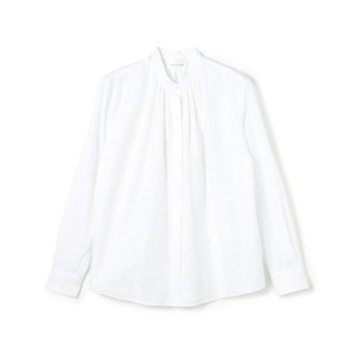 ＜maison TOMORROWLAND＞カラミフラワー　ネックタックブラウス