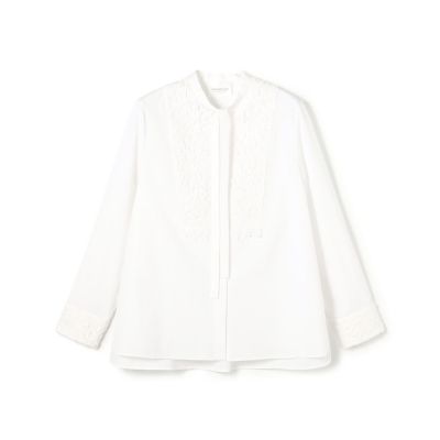 ケミカルフラワーレース タイブザムブラウス | maison TOMORROWLAND