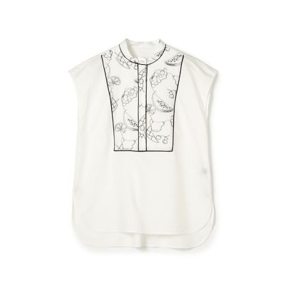 ＜maison TOMORROWLAND＞【予約商品６月中旬以降順次お届け】フルッタエンブロイダリー　フレンチブザムブラウス