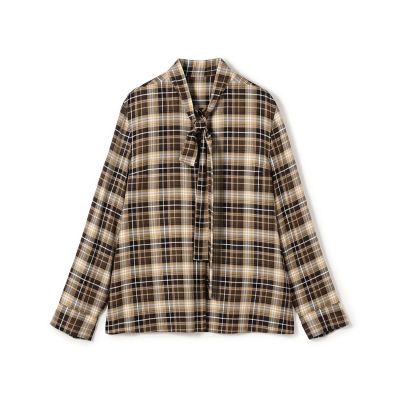 予約商品10月上旬以降順次お届け】レーヨンチェック ボウタイ