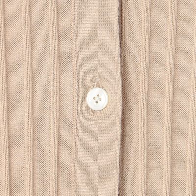 カシミヤシルクリブ クルーネックカーディガン | maison TOMORROWLAND