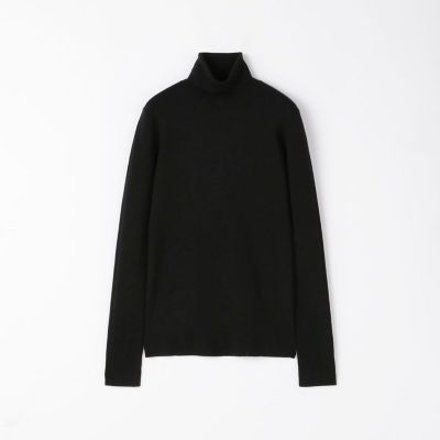 カシミヤシルク　タートルネックプルオーバー