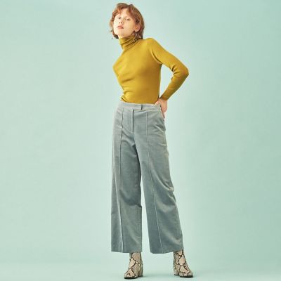 カシミヤシルク　タートルネックプルオーバー