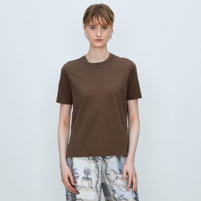 スーピマコットンジャージー クルーネックプルオーバー スーピマコットンジャージー クルーネックプルオーバー | maison